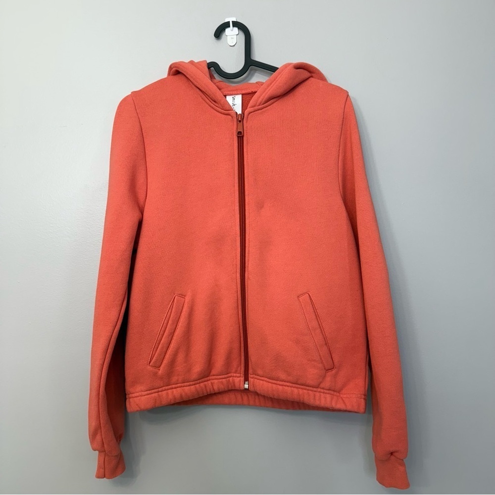 SMASH + TESS Set of Ava Zip Up Hoodie & Wide Leg Pant size 2XS - Burnt Sienna - Picture 6 of 17